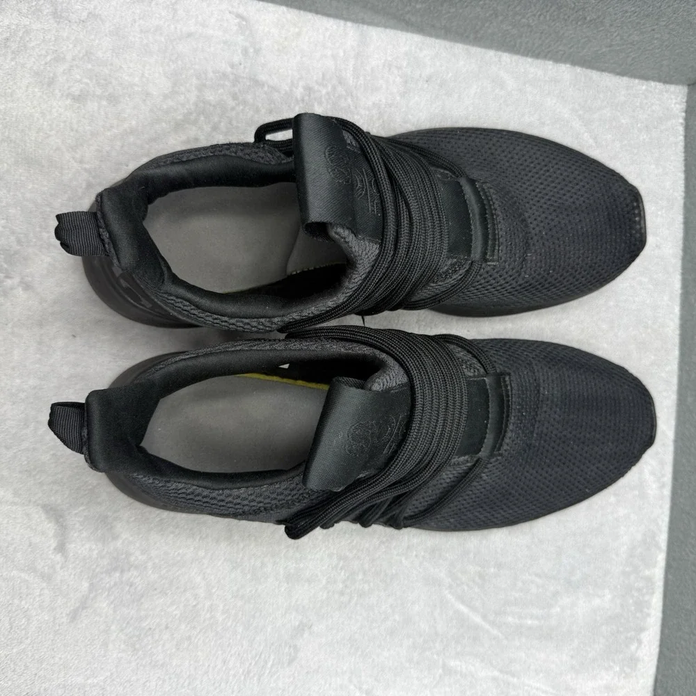Adidas Lite Racer Adapt Cloudfoam Black Mesh Slip-On Shoes Men's Size 11